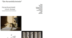 Desktop Screenshot of keramikwerkstatt-scheel.de